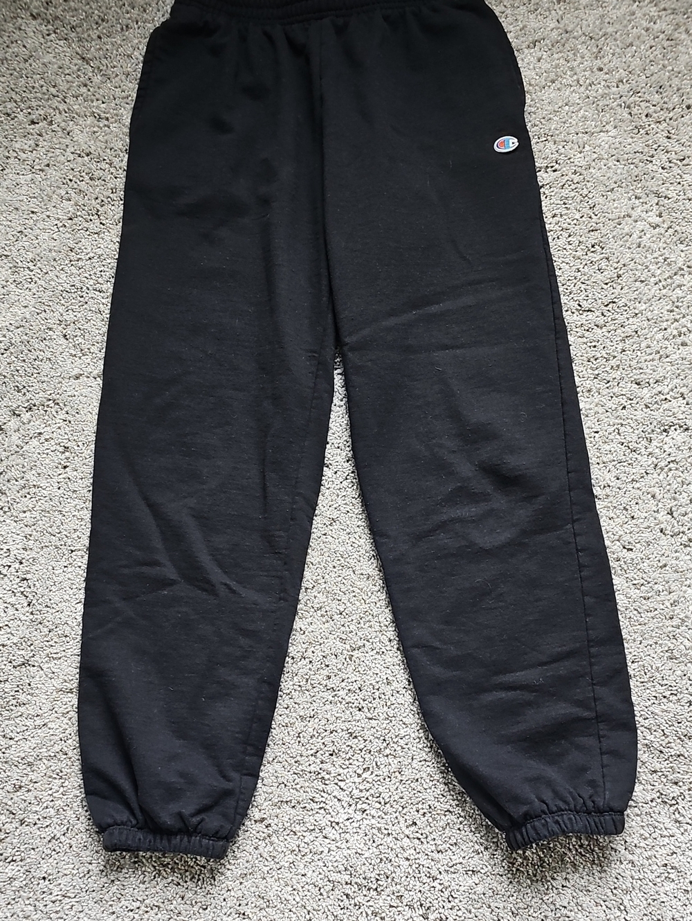 Champion Women's Small Black Jogger Sweatpants with Logo